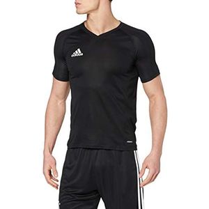 adidas Tiro 17 shirt met korte mouwen., zwart/donkergrijs/wit