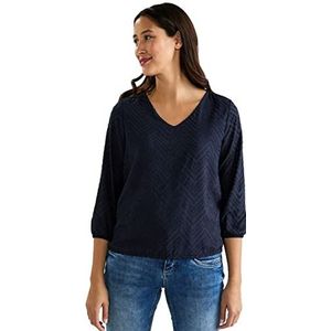 Street One Damesblouse, Donkerblauw