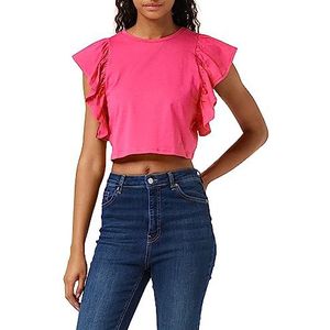 United Colors of Benetton Gebreid dameshemd 3096dh00m (1 stuk), Fuchsia 02a