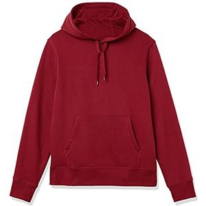 Amazon Essentials Heren fleece hoodie (verkrijgbaar in grote maat), rood, XXL