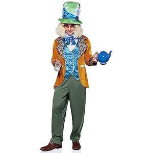 Leg Avenue - Classic Mad Hatter kostuum voor volwassenen – heren – meerkleurig – maat M, meerkleurig, M