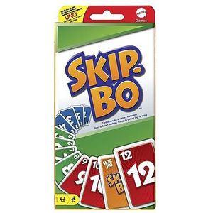 Mattel Games - Skip-Bo kaart- en gezelschapsspel voor het hele gezin, 2 tot 6 spelers vanaf 7 jaar