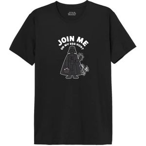 Star Wars Meswclats264 T-shirt voor heren, 1 stuk, zwart.