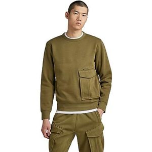 G-STAR RAW Cargo R SW Sweatshirts voor heren, Groen (Dark Olive D23486-d425-c744)