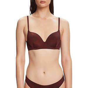 ESPRIT Sexy kussen Big Flower Deluster gevoerde beha voor dames, Rust Brown 3