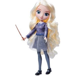 Luna Lovegood Wizarding World 6061838 Pop, 20 cm, met toverstaf en Hogwarts uniform - speelgoed voor kinderen vanaf 5 jaar