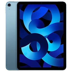 Apple 2022 iPad Air (10,9 inch, Wi-Fi + Cellular, 64 GB), blauw (5e generatie)