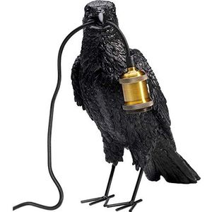 Kare Design tafellamp Animal Crow zwart (H/B/D) 34 x 14 x 31 cm