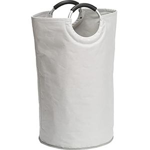 WENKO Jumbo Stone wasmand/boodschappentas - multifunctionele tas, flessentas Inhoud: 69 l, Polyester, 38 x 72 x 38 cm, Beige