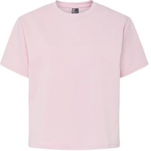 PIECES Pcskylar Ss Tee Noos T-shirt voor dames (1 stuk), Roseate Spoonbill, L