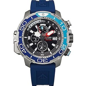 Citizen Promaster Eco-Drive chronograaf horloge voor heren, Blauw, Riemen