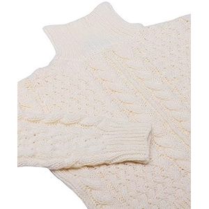 faina Pull en tricot tendance pour femme - Blanc laine - Taille XS/S, Blanc cassé, XS