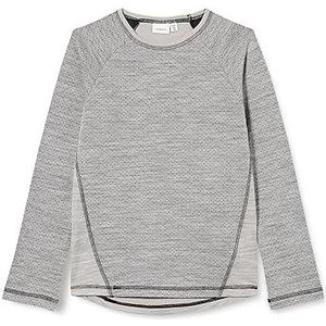 NAME IT Nknwill Wool/Poly Jaq LS Top XXIII T-shirt à manches longues unisexe, Dark Sapphire, 134-140