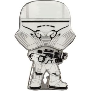 Loungefly POP! Grote Enamel Pin STAR WARS: First Order Jet Trooper White GROUP Emaille Pin - Leuke Fantasie Pin om te verzamelen - voor rugzakken en tassen - Cadeau-idee