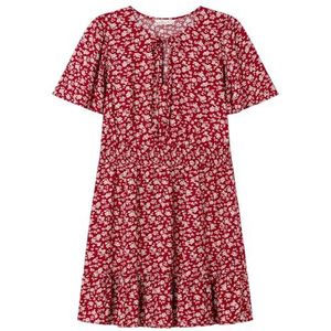 SPRINGFIELD Robe décontractée pour femme, Rouge Hibiscus, 36