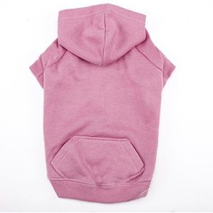 Casual Canine Basic hoodie voor honden, 30,5 cm, maat S, roze