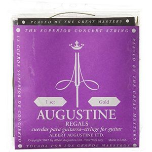 Augustine Regals Gold Label 650517 snaren voor klassieke gitaar, extra sterk, lage spanning