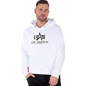 ALPHA INDUSTRIES Os Basic hoodie voor heren, Wit