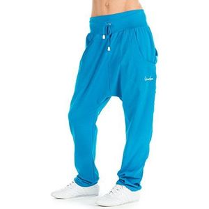 WINSHAPE Wh13 Sweatpants voor dames en heren, uniseks, 4 zakken, dansbroek, yoga, pilates, vrije tijd, sport, Turkoois