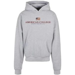 AMERICAN COLLEGE USA Shirt Sweater À Capuche Mixte Homme Femme Sweatshirt, Gris, S