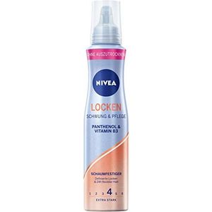 NIVEA Verzorgingsschuim voor krullend haar met panthenol en vitamine B3, 150 ml