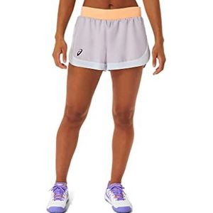 ASICS Dames Match Shorts Dames, Dusk paars/oranje pop