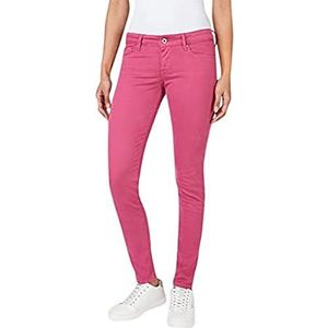 Pepe Jeans Soho Jeans voor dames, slim fit, halfhoge taille, 371 Dark Blush (U91)