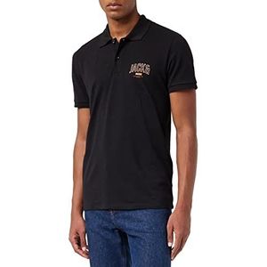 JACK & JONES Jcothomas Ss Fst Poloshirt voor heren, zwart.