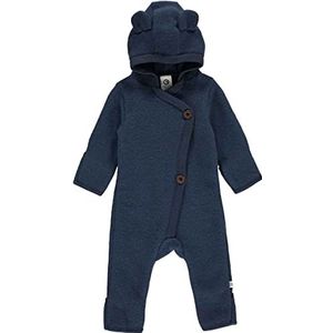 Müsli by Green Cotton Woolly Fleece Suit Baby- en peuterslapers voor baby's, jongens, Nacht Blauw