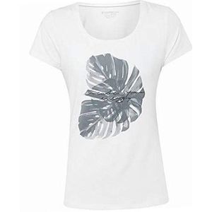 ENERGETICS Gundula T-shirt voor dames, wit/donkergrijs