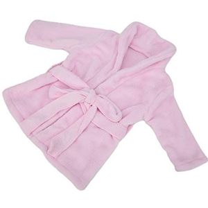 Foto-rekwisieten kleding baby meisjes kostuums pasgeborenen badjassen meisjes wit geschenken foto (roze)