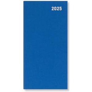 Letts of London Hoofd- Slim Weekplanner 2025, Blauw
