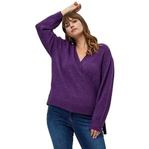 Peppercorn Penelope Wrap Cardigan Curve Femme, Imperial Purple, 26