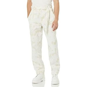 maison blanche Broek met hoge tailleband voor volwassenen, uniseks, zand, 5, Verwassen zand