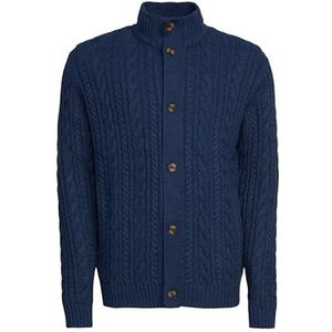 ESPRIT 093ee2i309 heren sweater, 450/Petrol Blauw