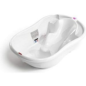 OKBABY Onda Badkuip voor pasgeborenen, 0-12 maanden, ergonomisch design, wit