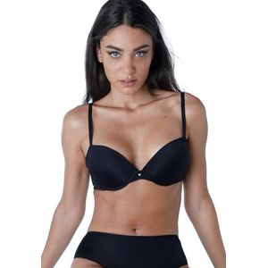 Lovable Soutien-gorge Push Up Invisible Secret Femme, Noir, 100D