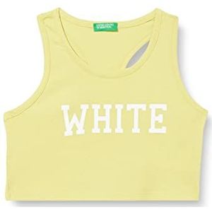 United Colors of Benetton Canotta 3096ch015 Tanktop Meisjes, Giallo Lime 35l