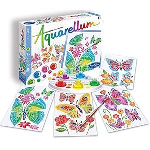 Aquarell-Malerei - Aquarellum Junior Schmetterling & Blume