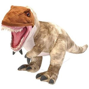 Wild Republic 20746 Dino T-Rex Pluche dinosaurus, dinosaurus, met rubberen aul, knuffeldier Predator | 41 cm | meerkleurig