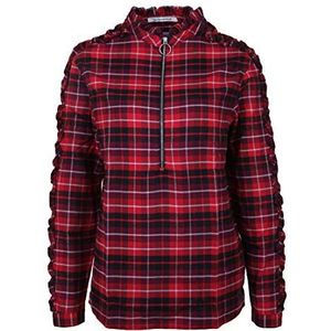 Replay Geruit overhemd voor dames, rood (rood/wit/zwart check10)