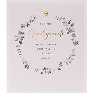 UK Greetings Bruiloftsdagkaart - bruiloftskaart voor koppels - bruiloftskaart voor vrienden - voor pas getrouwde - kleurrijk
