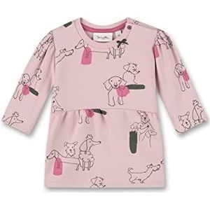 Sanetta Babyjurk voor meisjes, kinderen, roze, 68, Roze