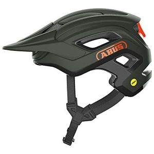 ABUS Cliffhanger MIPS MTB-helm fietshelm voor veeleisende paden met MIPS schokbescherming en grote ventilatieopeningen voor dames en heren, donkergroen, M