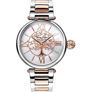 Thomas Sabo Dameshorloge met armband van roestvrij staal WA0315-272-213-38 mm, zilver, kleur roségoud, wit, 38 mm, armband, zilver, kleur roségoud, wit, 38 mm, armband