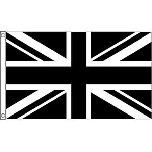 AZ FLAG Vlag Groot-Brittannië, zwart, 90 x 60 cm, UK-vlag, 60 x 90 cm