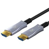 goobay 61656 High Speed optische HDMI-kabel met Ethernet (AOC) / glasvezelkabel / High Speed kabel voor 8K @ 60Hz / 4K @ 120Hz / compatibel met Ps5, Xbox, PC, TV / 100m