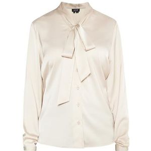 dedica Blouse met lange mouwen Damesblouse met lange mouwen, Beige