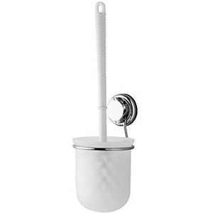 Compactor toiletborstel met houder, bevestiging door zuignap, tot 4 kg, verchroomd staal, roestvrij, artikel RAN4691