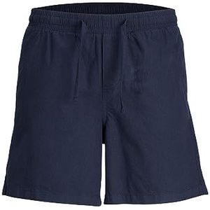 JACK & JONES Jpstjaiden Jjsummer Linen Blend Shorts Sn Shorts Heren, marineblauw blazer